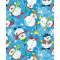 Gift Wrap (24"x100') FROSTY FRIENDS